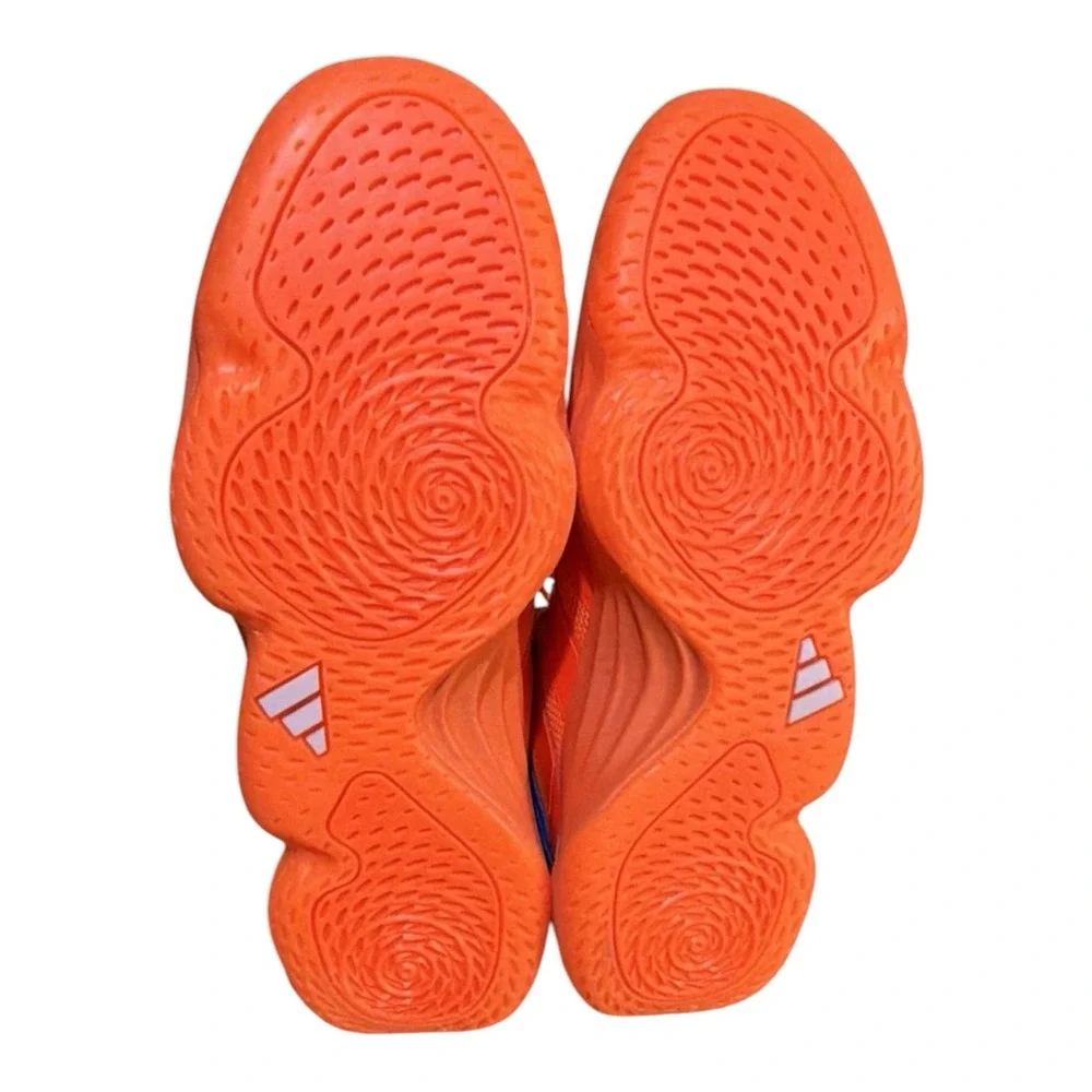 Adidas Court Stabil Indoor Team  Solar Orange Bright Royal Men Size 9.5 Knicks